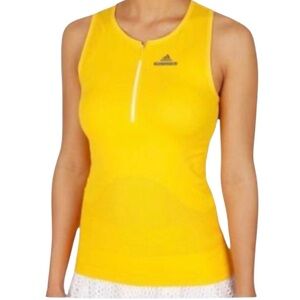 EUC Stella McCartney by Adidas Barricade Wimbledon Women's 1/4 Zip Tank Top (I)